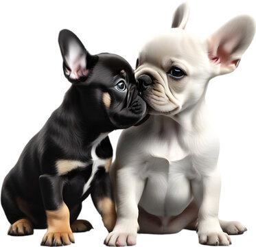 Picture of an adorable French bulldog.
