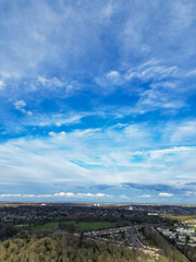 Aerial View Watford City of England