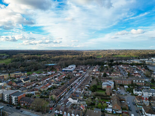 Aerial View Watford City of England