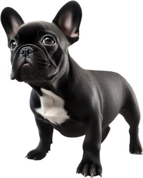 Picture of an adorable French bulldog.