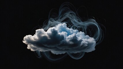 Smoke on black, cloud wallpaper, cloud background, cloud images, cloud and smoke black screen background, cloud black screen background, - obrazy, fototapety, plakaty