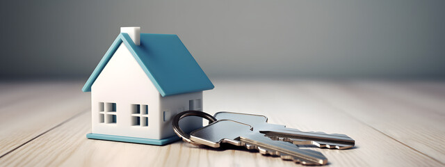 Real estate concept banner design