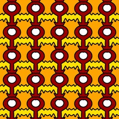 seamless pattern with geometric shapes. background