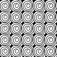 seamless black and white pattern, illustration