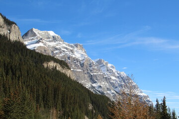 Dusking Of Snow On The Peaks, Banff National Park, Alberta
