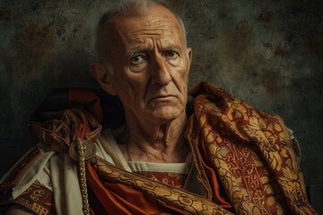 Marcus Tullius Cicero: roman statesman, republican politician, orator, philosopher, and scholar - an eminent figure in ancient history and classical civilization - obrazy, fototapety, plakaty