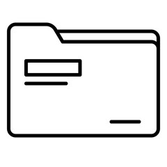 Folder icon for file storage in the user interface