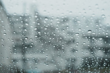 rain drops on window