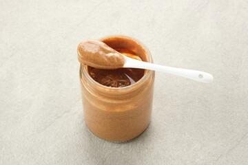 Organic Almond Butter in Jar
