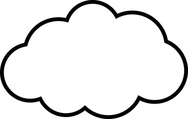 Simple Cloud Outline