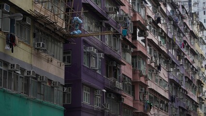 Obraz premium apartment building in the city