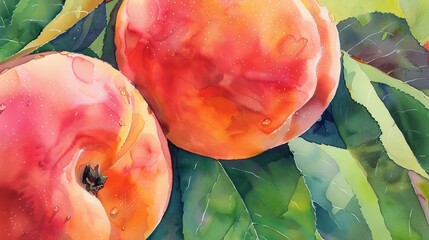 Capture the essence of a luscious summer peach in your artwork