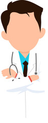 Male Doctor Illustration
