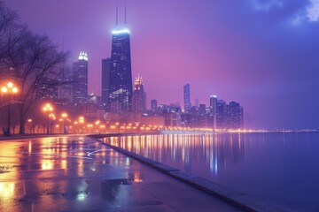 Fototapeta premium The breathtaking city skyline of Chicago