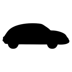 illustration or silhouette of a car