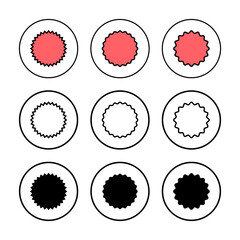 Badge icon vector illustration. Awards icon vector. Achieve sign and symbols