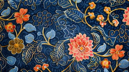 Möbelaufkleber batik pattern background © Photock Agency