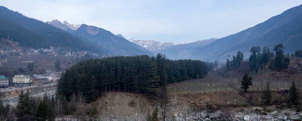 panorama of the mountains