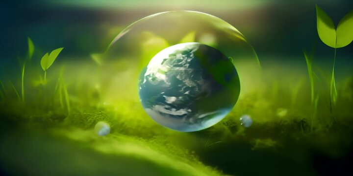 nasa by furnished are image this of elements investment business green development concept saving energy day earth icon resources energy with background sunny at grass on earth planet