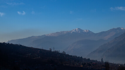 panorama of the mountains