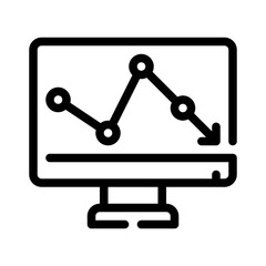 analytics line icon