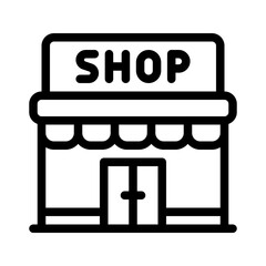 shop line icon