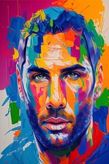 graffiti in the city. generative ai