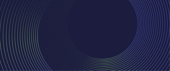 radial spiral wave striped with gradient and copy space, futuristic geometric vortex design for banner, flyer, background