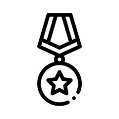 medal line icon