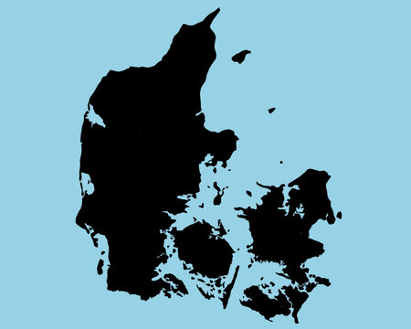 recommend clip art: denmark map silhouette