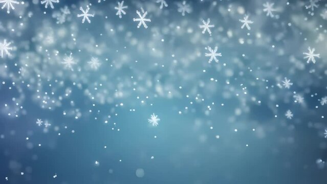 Beautiful festive New Year and Christmas background, light blue color with frosty patterns, with empty space for text. Generative AI	
