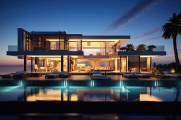 modern private villa project design
