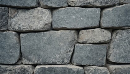 Fototapeta premium Gray grunge banner. Abstract stone background. The texture of the stone wall. Close-up. Light gray rock backdrop