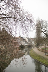 Obraz premium Winter in Strassebourg, France but not Christmas time