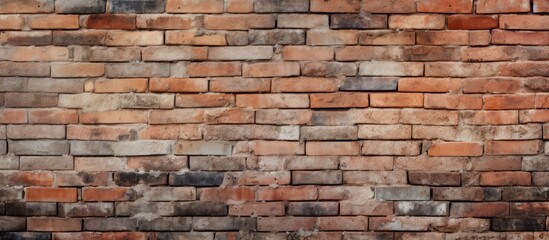 Obraz premium Textured brick wall background, construction sector