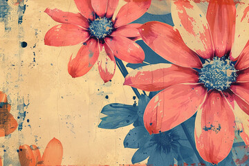 watercolor flower background texture