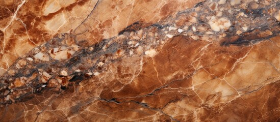 Obraz premium Brown marble texture background with high resolution, Closeup Italian marble slab or grunge stone, Polished granite for digital wall and floor, beautiful elegant marbles, emperador marbling.