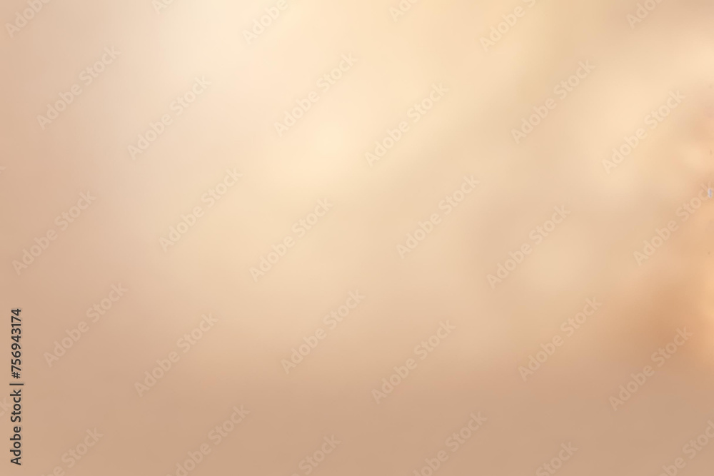 Wall mural abstract gradient smooth blurred bokeh beige background image