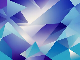 Fototapeta premium Abstract blue and purple geometric background
