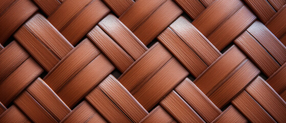 Brown close up of a chair weave background .. - obrazy, fototapety, plakaty
