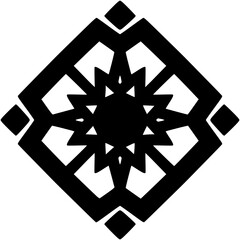 Islamic Geometric. Abstract mandala. Ethnic decorative element. Islam, Arabic, Indian, and Ottoman motifs
