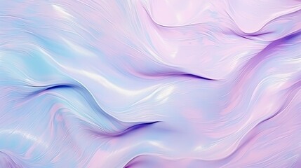 Trendy holographic background featuring real texture in pale violet, pink, and mint colors, adorned with scratches and irregularities for added visual interest.