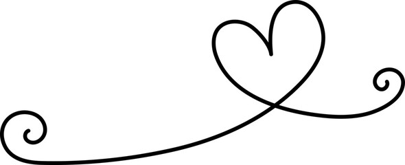 Doodle Heart Line