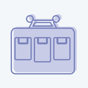 recommend clip art: Icon Cable Car. suitable for education symbol. two tone style. simple design editable. design template vector. simple illustration