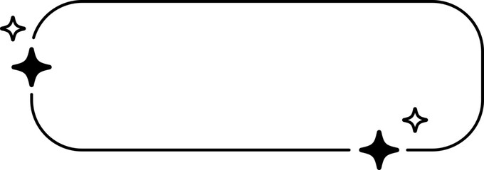 Cool Y2k Linear Frame