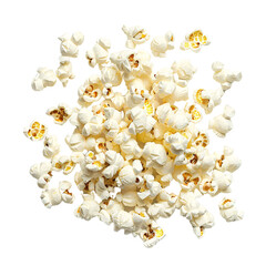 Popcorn_hyperrealistic_hyper detailed_isolated on transparent background_Generative Ai