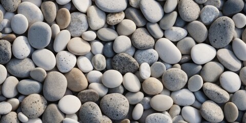 repeatable texture of white and gray pebbles