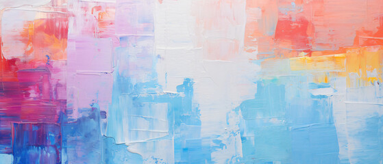 Fototapeta na wymiar Closeup of abstract rough colorful multicolored art pa