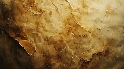 Antique Golden Surface with Cracked and Distressed Texture Detail