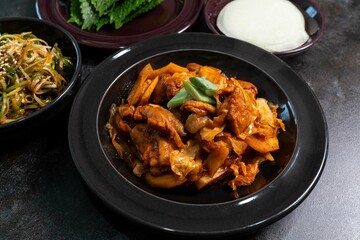 Dak-Galbi, Korean Stir-fried Chicken